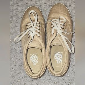 Khaki women's size 8 Vans